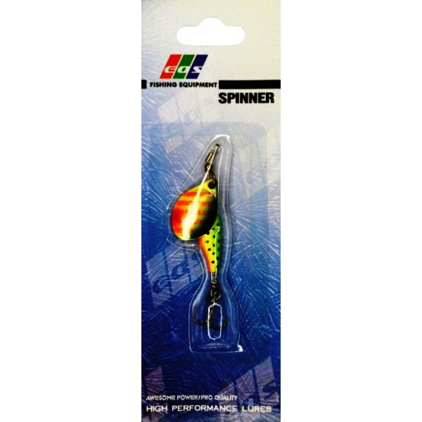 Рибальська блешня, обертова, EOS S0031A, вага 4,8 г, колір GS461031